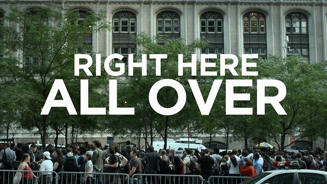Right Here All Over  (Occupy Wall St.)