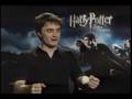 DANIEL RADCLIFFE KISSES AND CRIES IN FIFTH HARRY POTTER