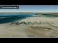 Hamad the biggest name in the desert  name in sand visible from SPACE Island Futaisi